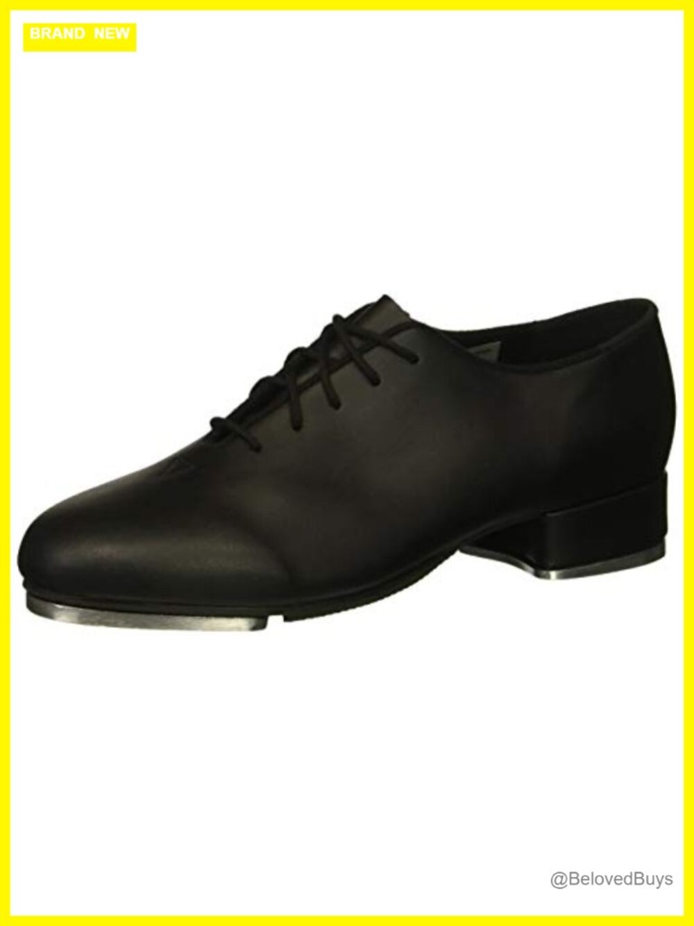 Leo Women's Jazz Tap Dance Shoes, Faux Leather Oxford Style, Lace-Up